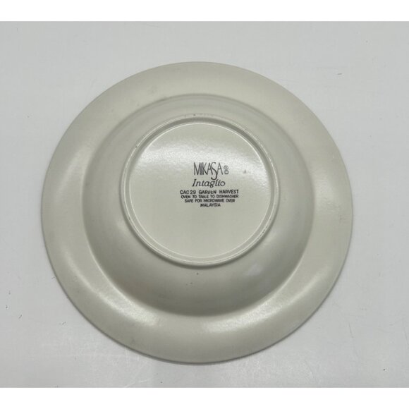 Mikasa Garden Harvest Intaglio CAC29 Soup Bowl 9 3/8" Pears Grapes Fruit - Picture 4 of 9
